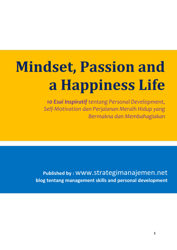 Mindset and Passion