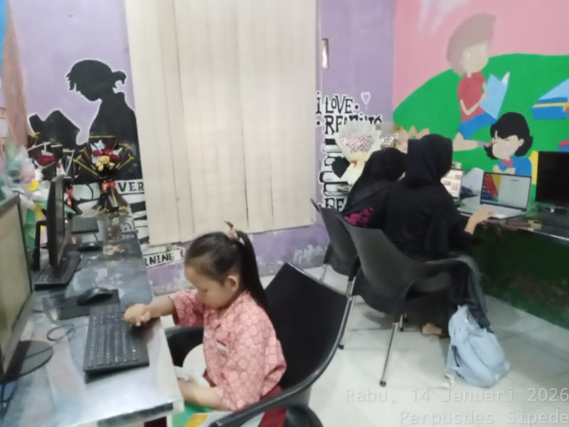 Kegiatan Membaca dan Belajar Komputer Tanggal 14 Januari 2026
