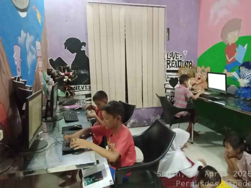 Kegiatan Membaca dan Belajar Komputer Tanggal 27 April 2026
