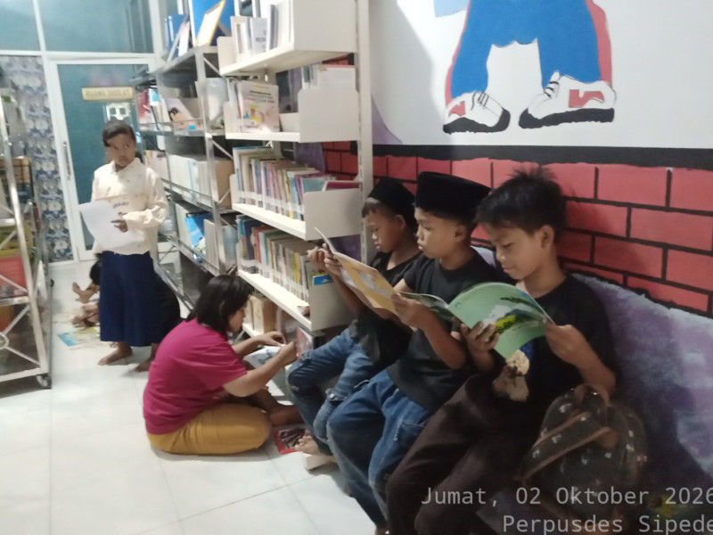 Kegiatan Membaca dan Mewarnai Tanggal 02 Oktober 2026
