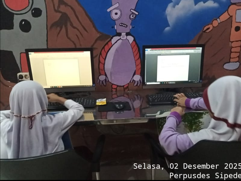 Kegiatan Membaca dan Belajar Komputer Tanggal 02 Desember 2025