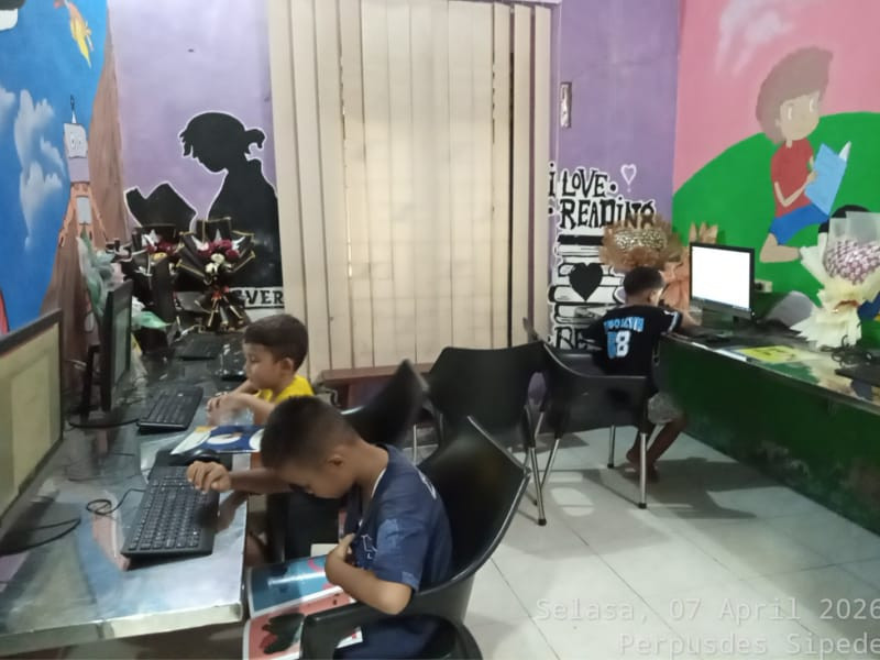 Kegiatan Membaca dan Belajar Komputer Tanggal 07 April 2026