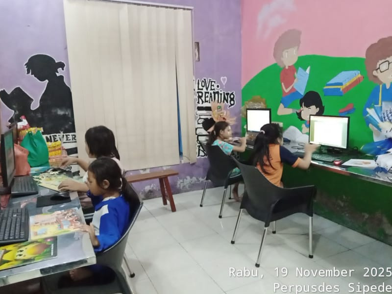 Kegiatan Membaca dan Belajar Komputer Tanggal 19 November 2025