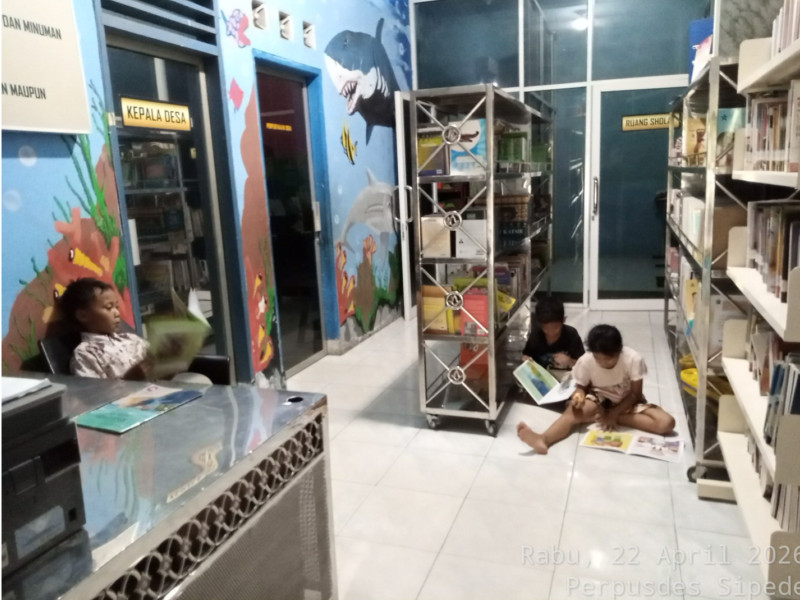 Kegiatan Membaca dan Belajar Komputer Tanggal 22 April 2026