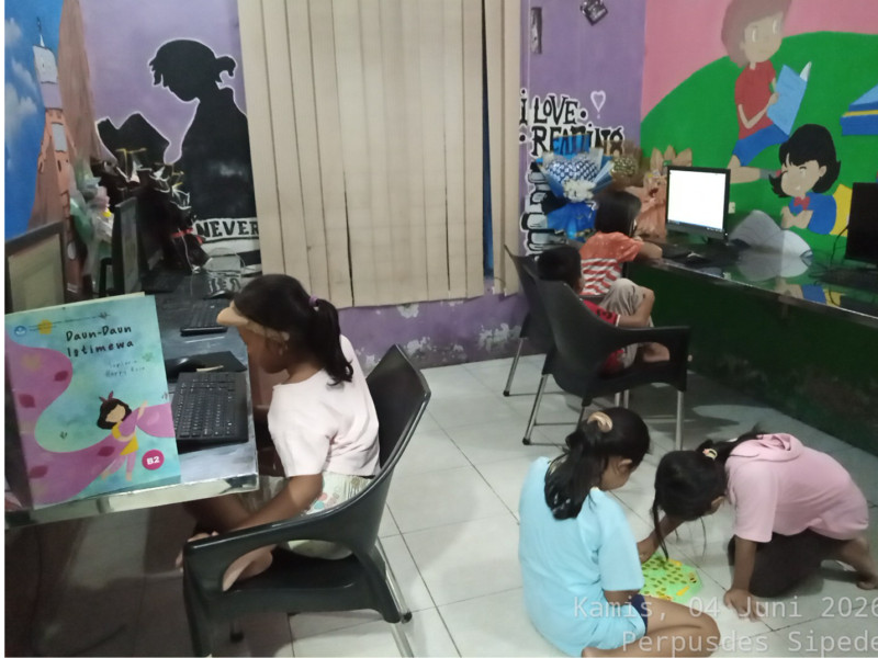 Kegiatan Membaca dan Belajar Komputer Tanggal 04 Juni 2026