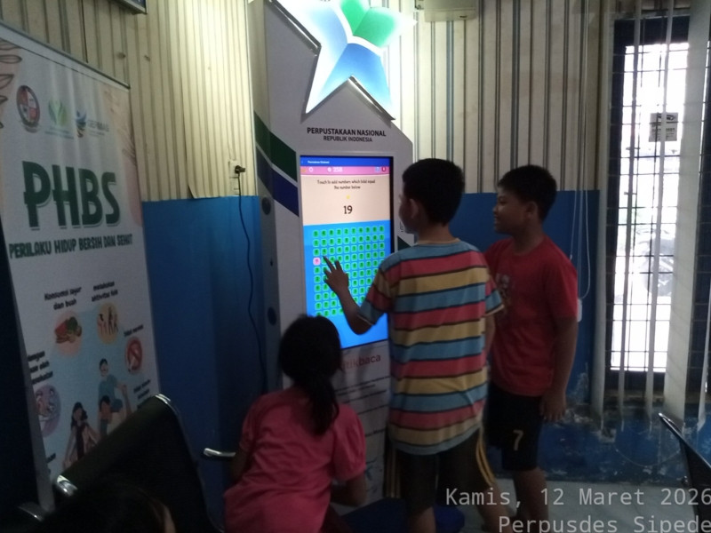 Kegiatan Membaca, Bermain Game Edukasi, dan Tradisional tanggal 12 Maret 2026