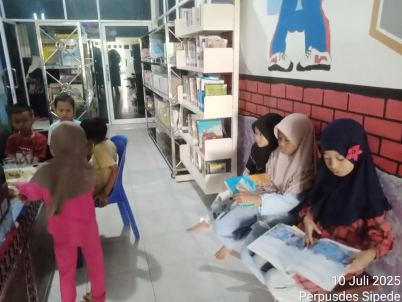 Kegiatan Membaca dan Belajar Komputer Tanggal 10 Juli 2025
