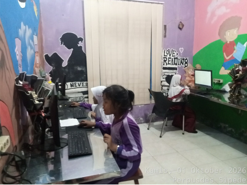 Kegiatan Membaca dan Belajar Komputer Tanggal 01 Oktober 2026