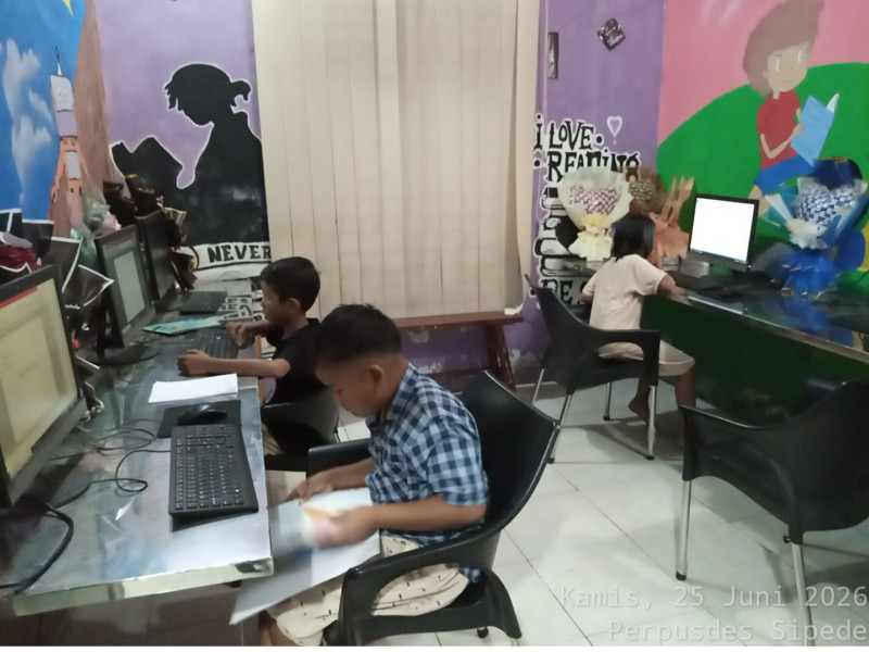 Kegiatan Membaca dan Belajar Komputer Tanggal 25 Juni 2026