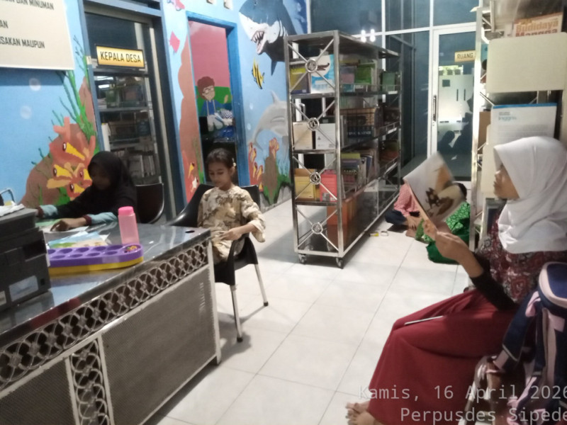 Kegiatan Membaca dan Belajar Komputer Tanggal 16 April 2026