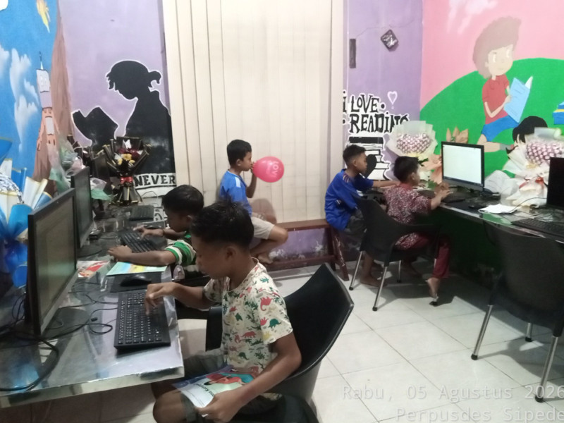 Kegiatan Membaca dan Belajar Komputer Tanggal 05 Agustus 2026