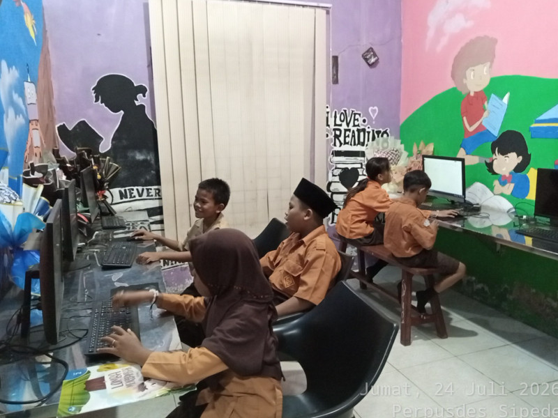 Kegiatan Membaca dan Belajar Komputer Tanggal 24 Juli 2026