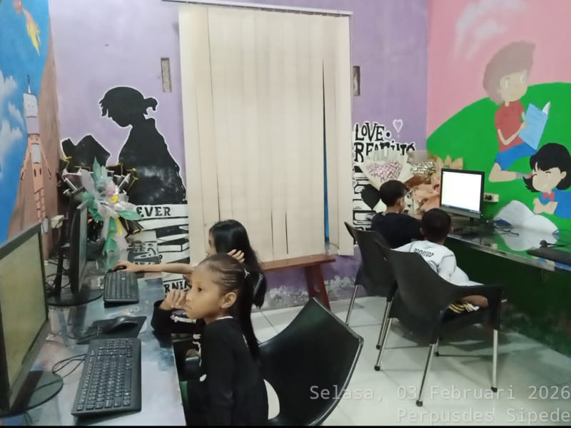 Kegiatan Membaca dan Belajar Komputer Tanggal 03 Februari 2026