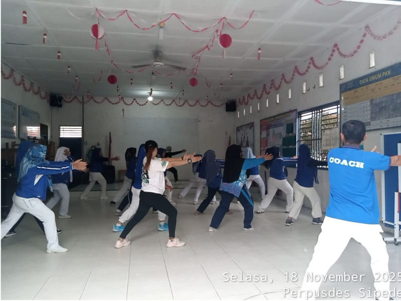 Kegiatan Senam Sehat Tanggal 18 November 2025