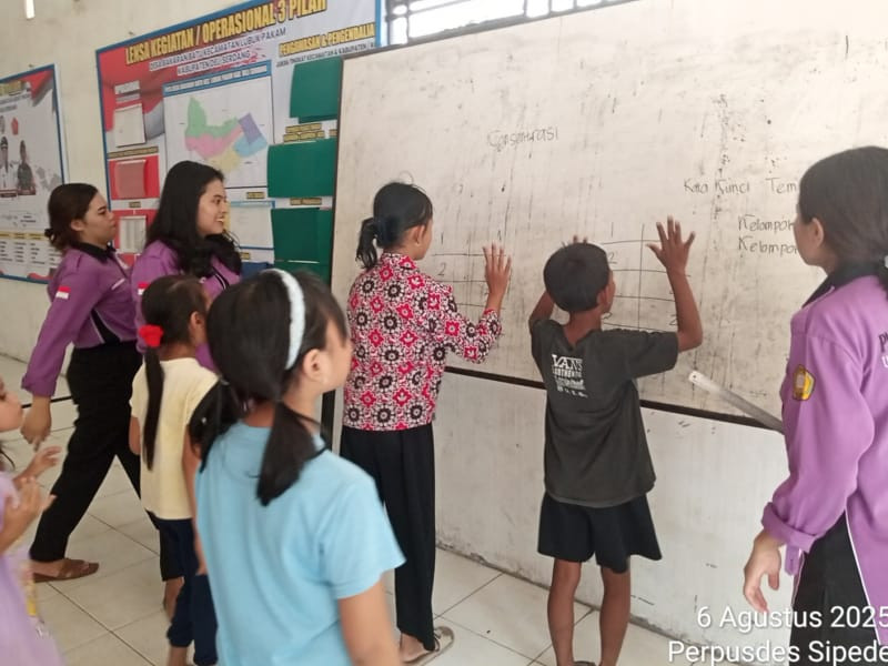 Kegiatan Tematik Literasi Belajar Matematika Sambil Bermain Tanggal 06 Agustus 2025