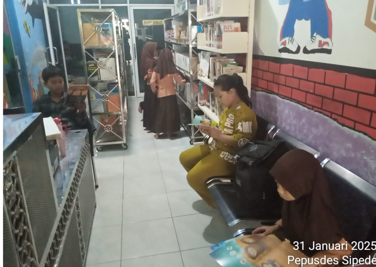 Kegiatan Membaca dan Belajar Komputer Tanggal 31 Januari 2025