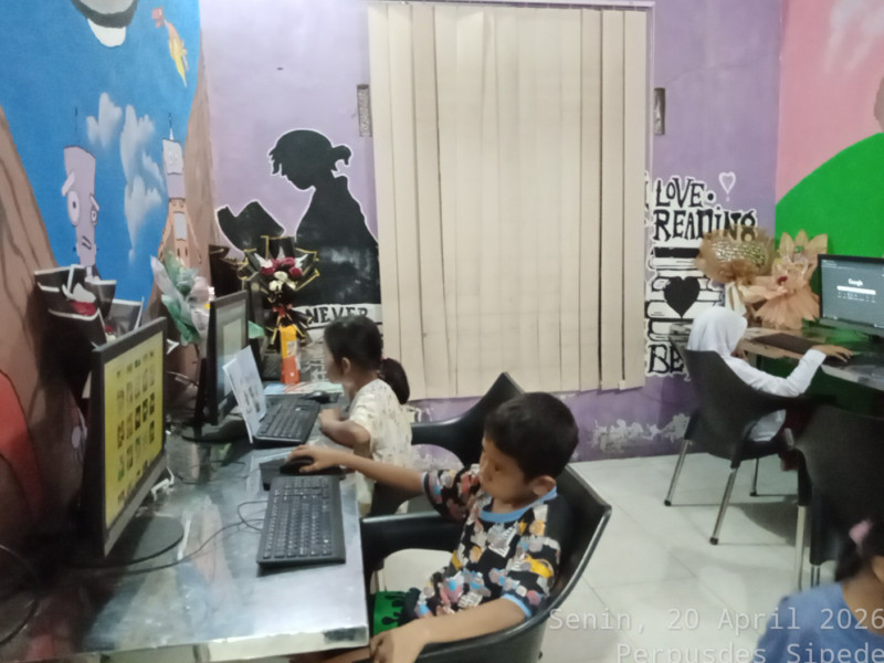 Kegiatan Membaca dan Belajar Komputer Tanggal 20 April 2026