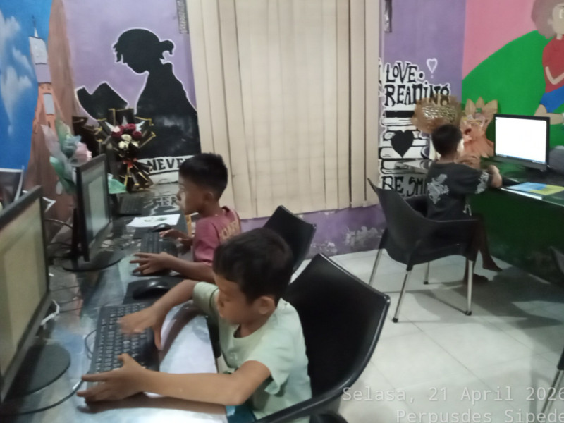 Kegiatan Membaca dan Belajar Komputer Tanggal 21 April 2026