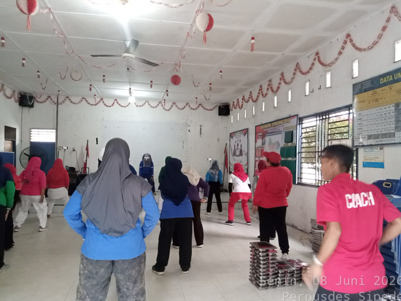 Kegiatan Senam Sehat Tanggal 08 Juni 2026