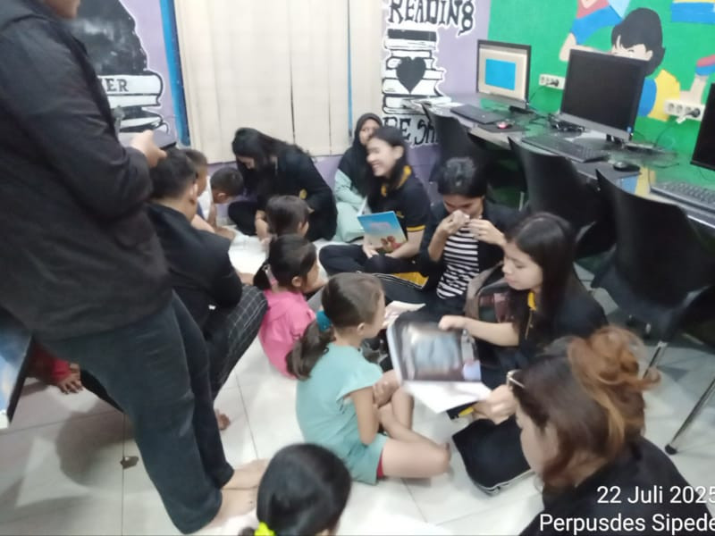 Kegiatan Literasi Membaca Buku dan Belajar Perkalian Tanggal 22 Juli 2025
