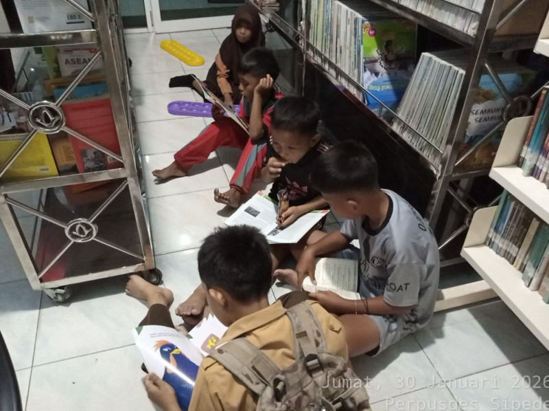Kegiatan Membaca dan Belajar Komputer Tanggal 30 Januari 2026