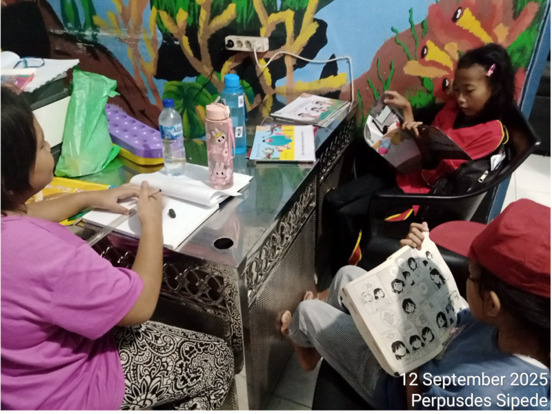 Kegiatan Membaca, Belajar Komputer, dan Bermain Tanggal 12 September 2025