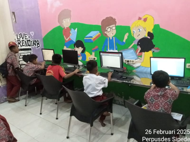Kegiatan Membaca dan Belajar Komputer Tanggal 26 Februari 2025