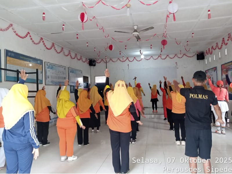 Kegiatan Senam Sehat Tanggal 07 Oktober 2025