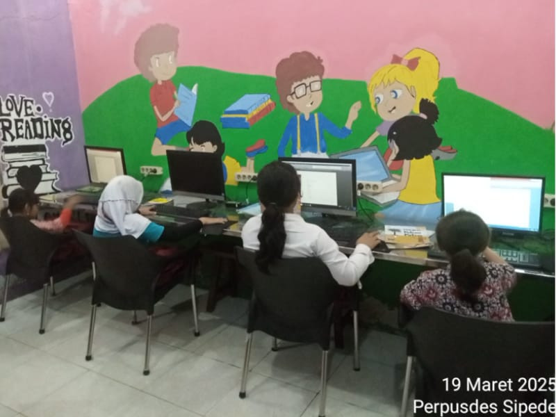 Kegiatan Membaca dan Belajar Komputer Tanggal 19 Maret 2025