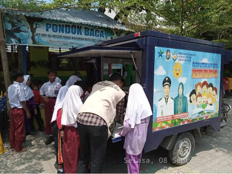 Kegiatan Perpustakaan Keliling di SDN 101903 dan SDN 106831 Dusun I Tanggal 08 September 2026
