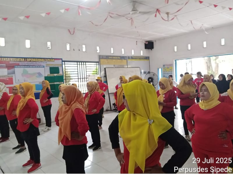 Kegiatan Senam Sehat Tanggal 29 Juli 2025