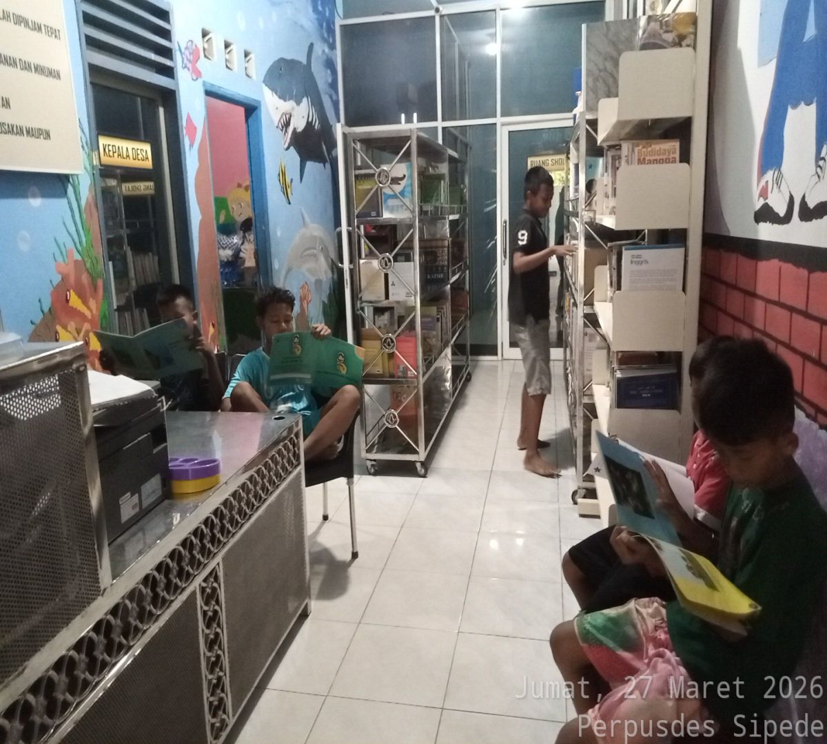 Kegiatan Membaca, Bermain Game Edukasi, dan Tradisional Tanggal 27 Maret 2026