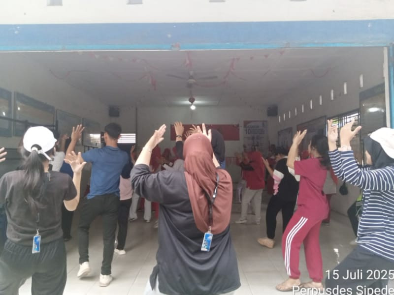 Kegiatan Senam Sehat Tanggal 15 Juli 2025