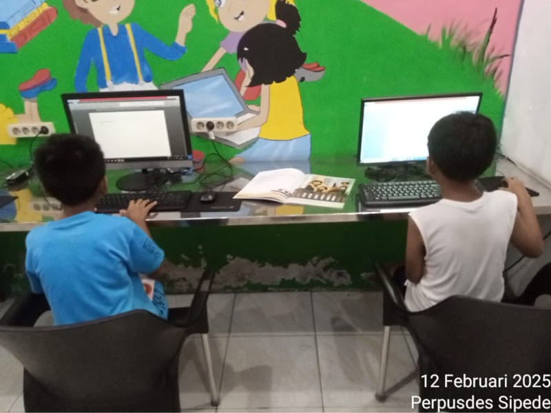 Kegiatan Membaca dan Belajar Komputer Tanggal 12 Februari 2025