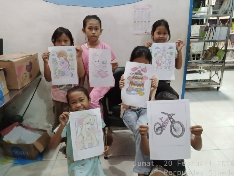Kegiatan Membaca dan Mewarnai Tanggal 20 Februari 2026