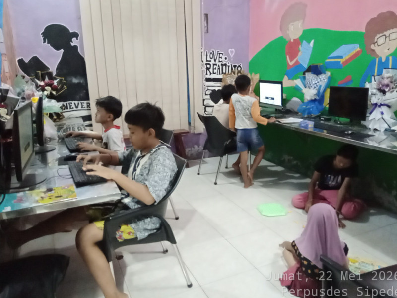 Kegiatan Membaca dan Belajar Komputer Tanggal 22 Mei 2026