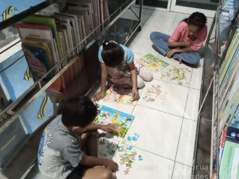 Kegiatan Membaca dan Bermain Game Edukasi Tanggal 06 Februari 2026