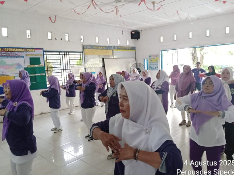 Kegiatan Senam Sehat Tanggal 04 Agustus 2025