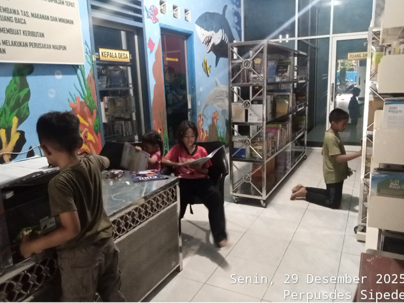 Kegiatan Membaca dan Belajar Komputer Tanggal 29 Desember 2025
