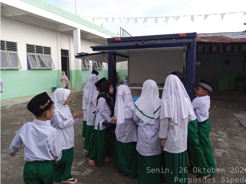 Kegiatan Perpustakaan Keliling di Madrasah Al-Amin Dusun III Tanggal 26 Oktober 2026