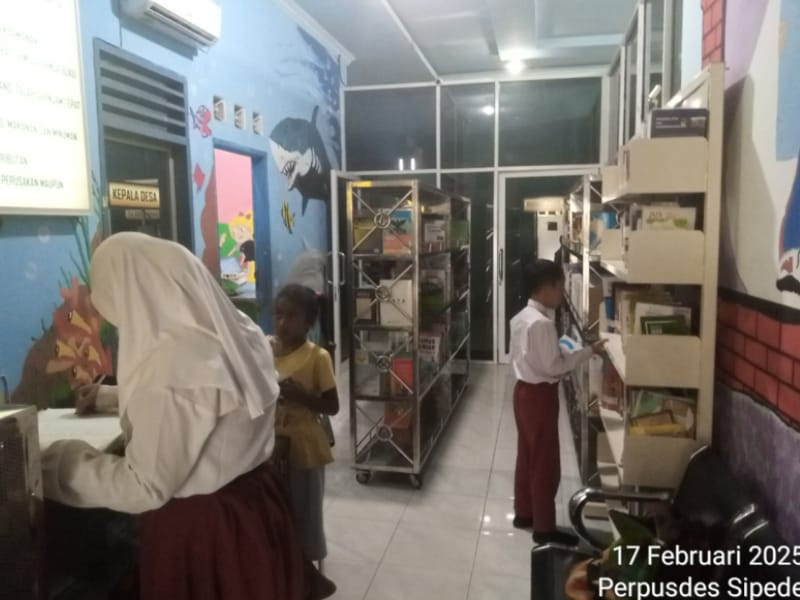 Kegiatan membaca dan Belajar Komputer Tanggal 17 Februari 2025