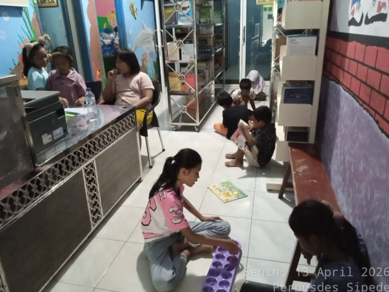 Kegiatan Membaca dan Belajar Komputer Tanggal 13 April 2026