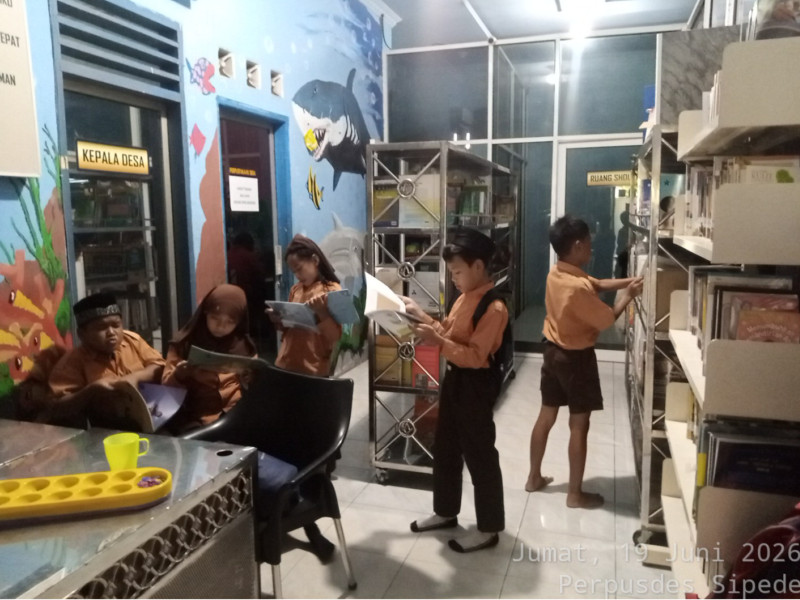 Kegiatan Membaca dan Belajar Komputer Tanggal 19 Juni 2026