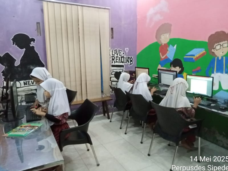 Kegiatan Membaca dan Belajar Komputer Tanggal 14 May 2025