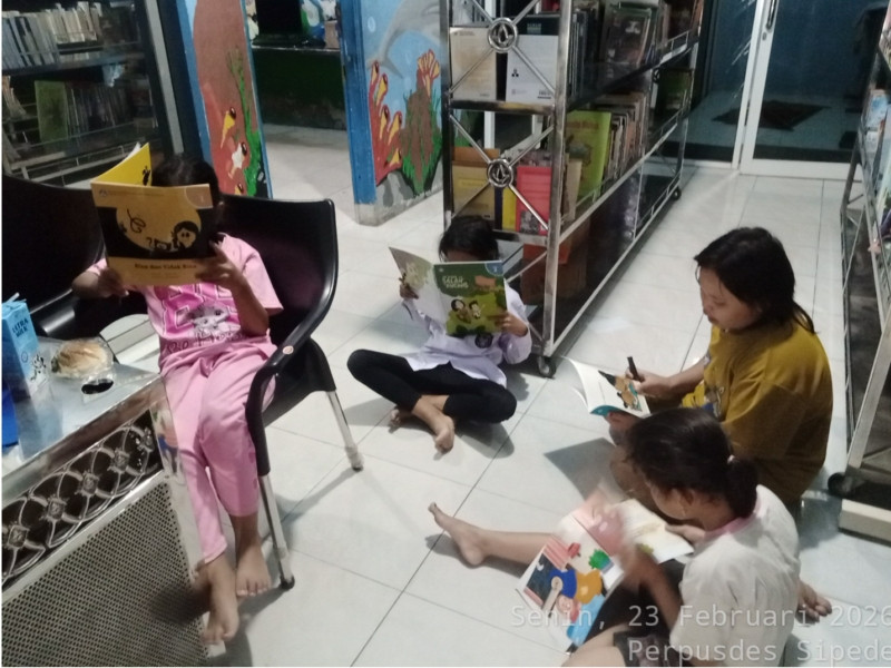 Kegiatan Membaca dan Belajar Komputer Tanggal 23 Februari 2026