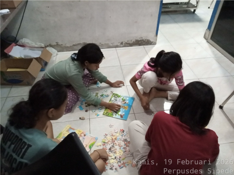 Kegiatan Membaca, Belajar Komputer, Bermain Game Edukasi dan Tradisional Tanggal 19 Februari 2026