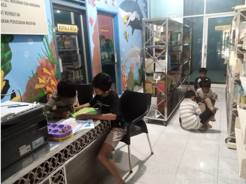 Kegiatan Membaca dan Belajar Komputer Tanggal 04 Agustus 2026