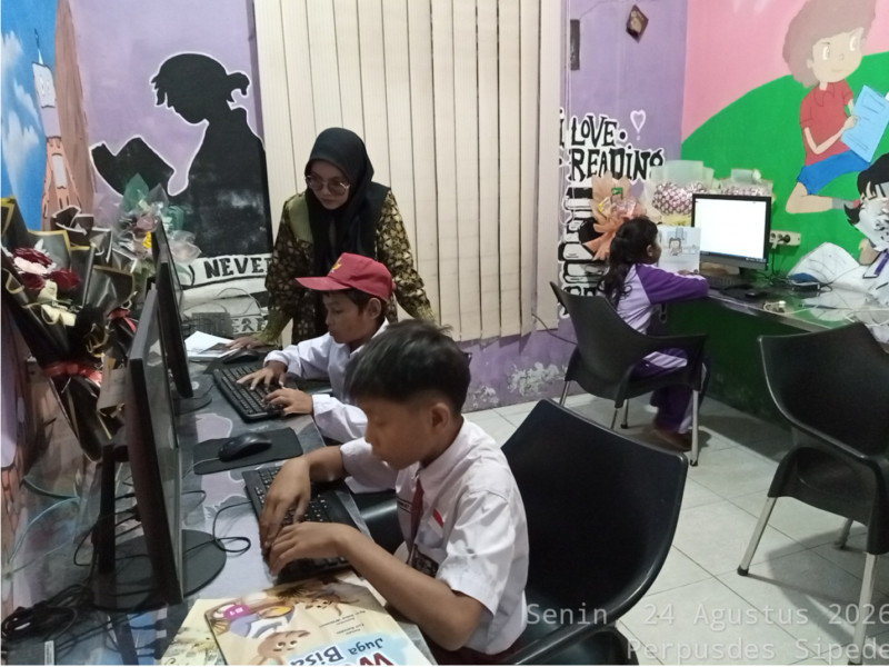 Kegiatan Membaca dan Belajar Komputer Tanggal 24 Agustus 2026