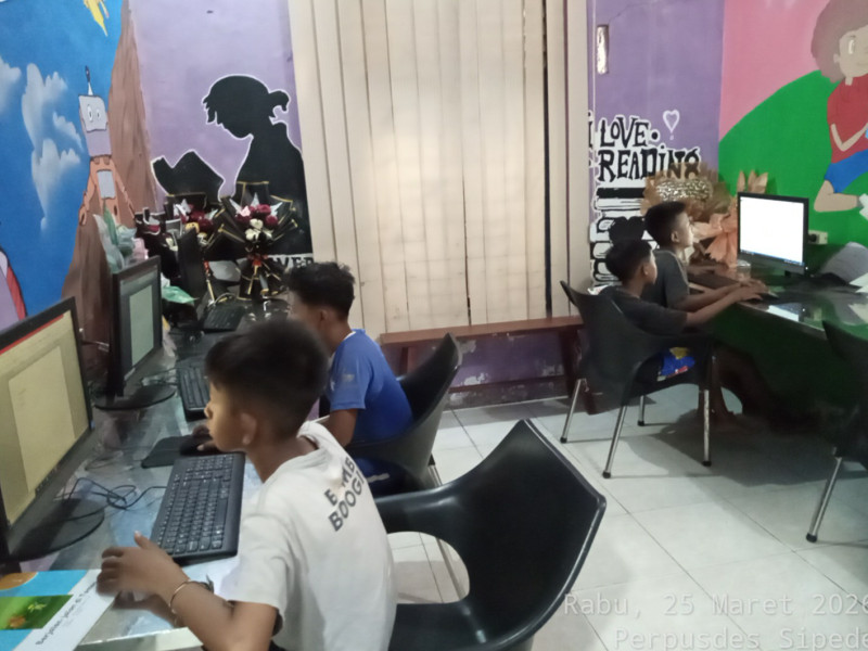 Kegiatan Membaca dan Belajar Komputer Tanggal 25 Maret 2026