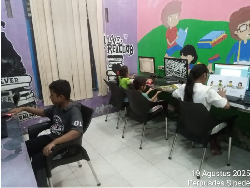 Kegiatan Membaca Dan Belajar Komputer Tanggal 19 Agustus 2025